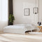 vidaXL - Bedframe - massief - hout - wit - 180x200 - cm