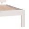 vidaXL - Bedframe - massief - hout - wit - 180x200 - cm