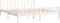 vidaXL - Bedframe - massief - hout - wit - 180x200 - cm