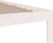 vidaXL - Bedframe - massief - hout - wit - 180x200 - cm