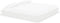 vidaXL - Bedframe - massief - hout - wit - 200x200 - cm