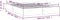 vidaXL - Bedframe - massief - hout - wit - 200x200 - cm