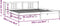 vidaXL - Bedframe - massief - hout - wit - 200x200 - cm