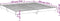 vidaXL - Bedframe - massief - hout - wit - 200x200 - cm