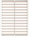 vidaXL - Bedframe - massief - hout - wit - 200x200 - cm
