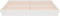 vidaXL - Bedframe - massief - hout - wit - 200x200 - cm