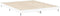vidaXL - Bedframe - massief - hout - wit - 200x200 - cm