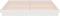 vidaXL - Bedframe - massief - hout - wit - 200x200 - cm