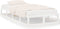 vidaXL - Bedframe - massief - hout - wit - 75x190 - cm