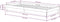 vidaXL - Bedframe - massief - hout - wit - 75x190 - cm
