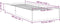 vidaXL - Bedframe - massief - hout - wit - 75x190 - cm