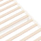 vidaXL - Bedframe - massief - hout - wit - 75x190 - cm