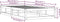 vidaXL - Bedframe - massief - hout - wit - 75x190 - cm