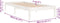 vidaXL - Bedframe - massief - hout - wit - 75x190 - cm