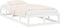 vidaXL - Bedframe - massief - hout - wit - 75x190 - cm