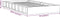 vidaXL - Bedframe - massief - hout - wit - 75x190 - cm