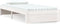 vidaXL - Bedframe - massief - hout - wit - 90x190 - cm
