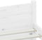 vidaXL - Bedframe - massief - hout - wit - 90x190 - cm