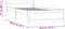 vidaXL - Bedframe - massief - hout - wit - 90x190 - cm