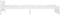 vidaXL - Bedframe - massief - hout - wit - 90x190 - cm