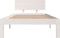 vidaXL - Bedframe - massief - hout - wit - 90x190 - cm