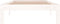 vidaXL - Bedframe - massief - hout - wit - 90x190 - cm