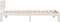 vidaXL - Bedframe - massief - hout - wit - 90x190 - cm