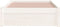 vidaXL - Bedframe - massief - hout - wit - 90x190 - cm