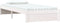 vidaXL - Bedframe - massief - hout - wit - 90x190 - cm