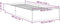 vidaXL - Bedframe - massief - hout - wit - 90x190 - cm