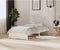 vidaXL - Bedframe - massief - hout - wit - 90x200 - cm