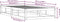 vidaXL - Bedframe - massief - hout - wit - 90x200 - cm