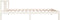 vidaXL - Bedframe - massief - hout - wit - 90x200 - cm
