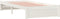 vidaXL - Bedframe - massief - hout - wit - 90x200 - cm