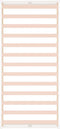 vidaXL - Bedframe - massief - hout - wit - 90x200 - cm