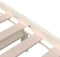 vidaXL - Bedframe - massief - hout - wit - 90x200 - cm