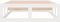 vidaXL - Bedframe - massief - hout - wit - 90x200 - cm