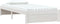 vidaXL - Bedframe - massief - hout - wit - 90x200 - cm