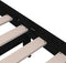 vidaXL - Bedframe - massief - hout - zwart - 100x200 - cm