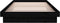 vidaXL - Bedframe - massief - hout - zwart - 100x200 - cm