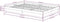 vidaXL - Bedframe - massief - hout - zwart - 120x190 - cm
