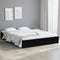 vidaXL - Bedframe - massief - hout - zwart - 120x190 - cm