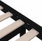 vidaXL - Bedframe - massief - hout - zwart - 120x190 - cm