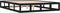 vidaXL - Bedframe - massief - hout - zwart - 120x190 - cm
