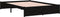 vidaXL - Bedframe - massief - hout - zwart - 120x190 - cm