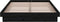 vidaXL - Bedframe - massief - hout - zwart - 120x200 - cm