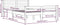 vidaXL - Bedframe - massief - hout - zwart - 135x190 - cm