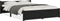 vidaXL - Bedframe - massief - hout - zwart - 135x190 - cm