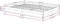 vidaXL - Bedframe - massief - hout - zwart - 135x190 - cm