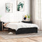 vidaXL - Bedframe - massief - hout - zwart - 135x190 - cm